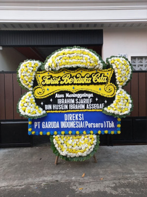 Papan Bunga Duka di Leahari