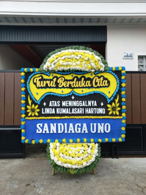 Papan Bunga Duka di Leahari